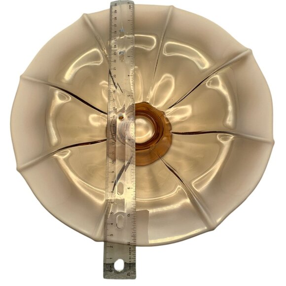 Fenton Cameo Opalescent #857-11" Flared Footed Console Bowl 1926-1927 - Picture 11 of 13